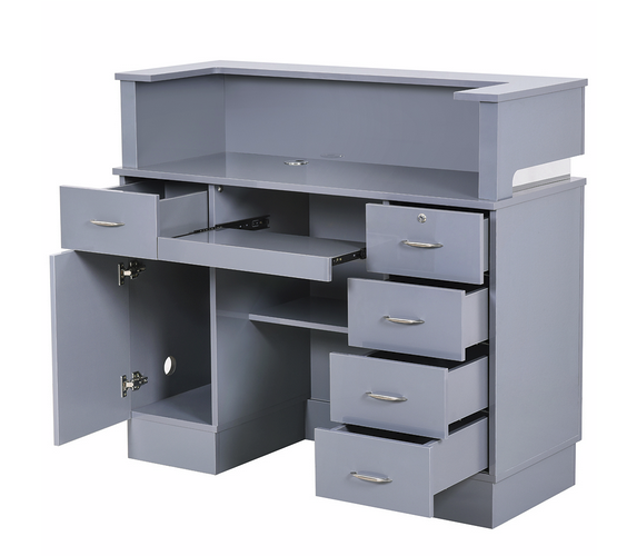 Langara LED Modern Salon Reception Desk - mcbeautyequipment.com by MC Distributors 1, Inc. | Bronx | New York