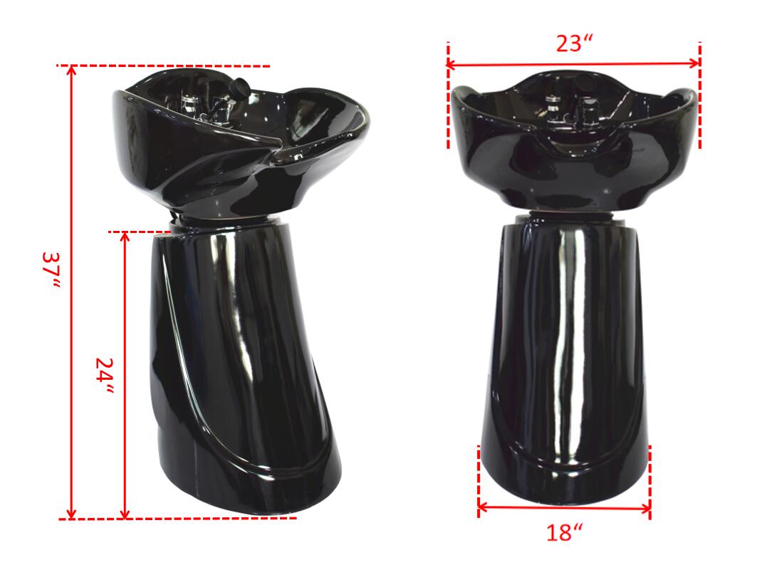Charlotte STANDING SINK WITH SHAMPOO CHAIR - mcbeautyequipment.com by MC Distributors 1, Inc. | Bronx | New York 