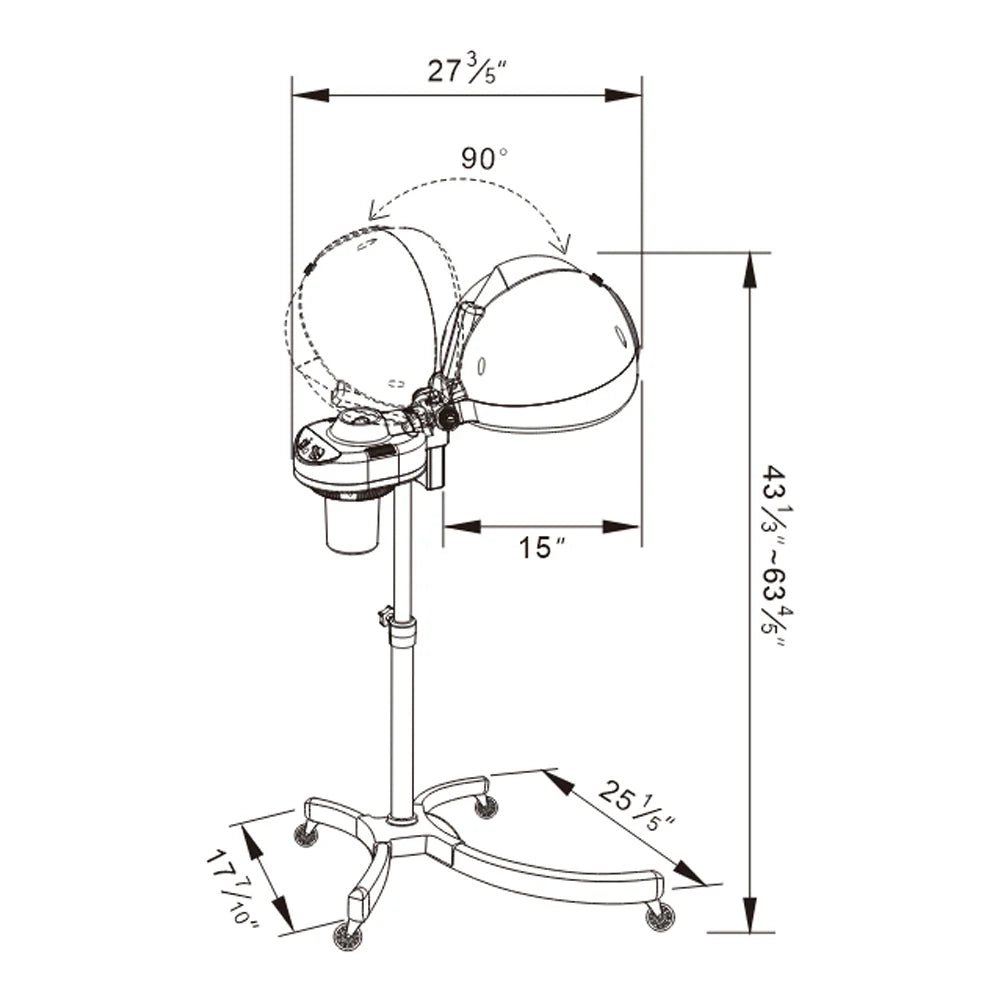 AirMist Salon Hair Steamer