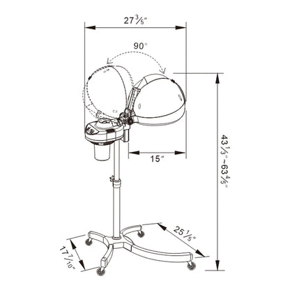 AirMist Salon Hair Steamer