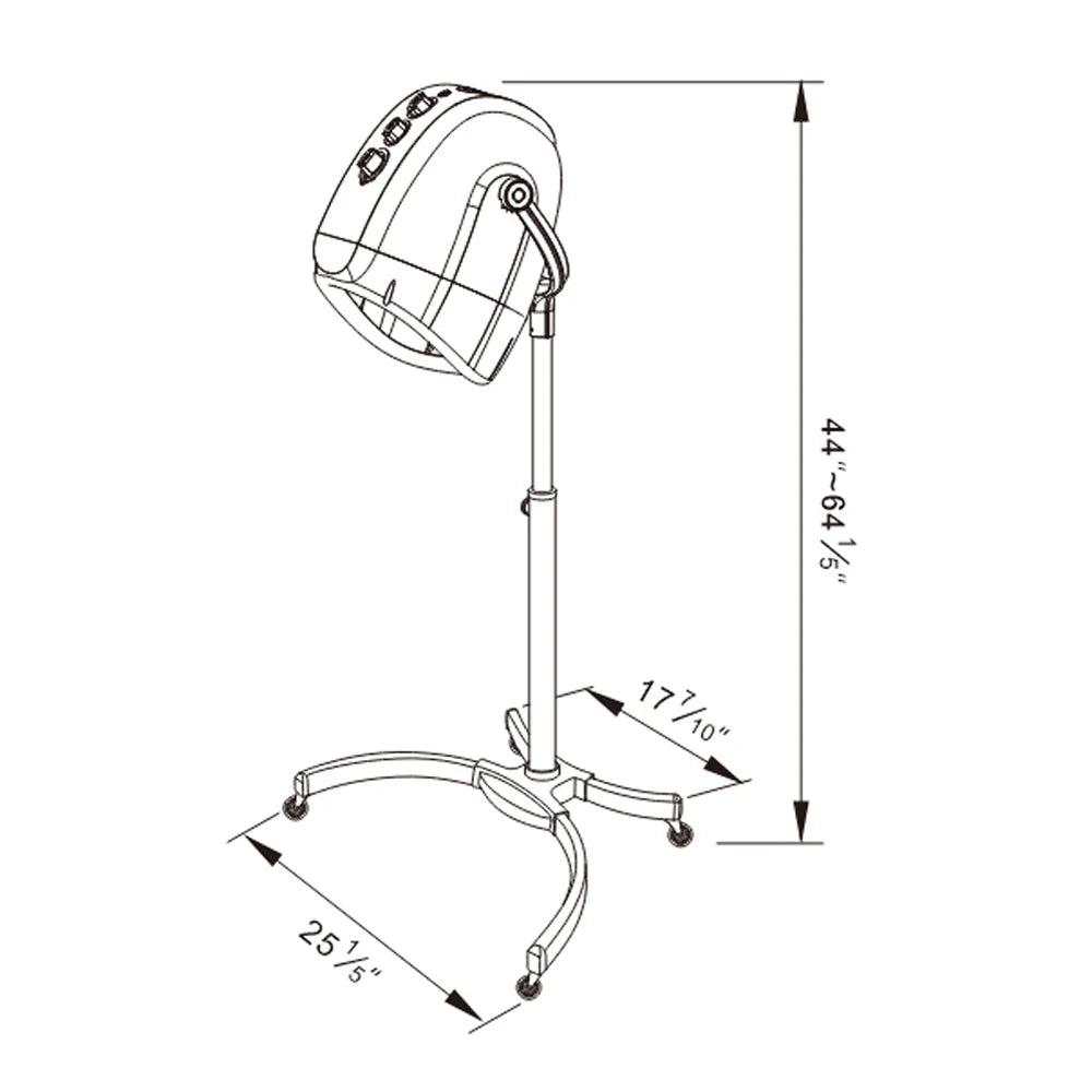 Hydra Free Standing Hooded Hair Dryer